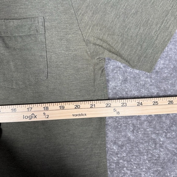 2-Billy Reid Polo Shirts Men's XXL Green‎ Black Short Sleeve Casual Golf - Picture 12 of 13